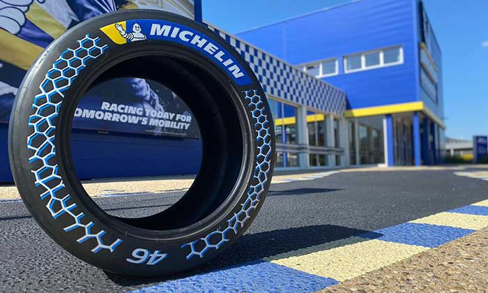 Michelin's sustainable motorcycle tire gets a boost from Enviro's rCB technology
