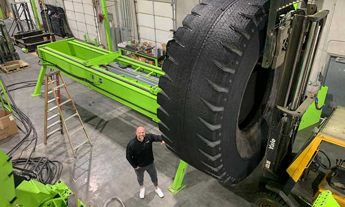ECO Green Equipment debuts ECO Extractor 63 for recycling mining tires