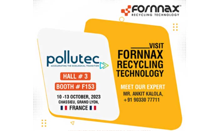 Visit Fornnax Technology at Pollutec 2023 Exhibition in Lyon, France, October 10-13