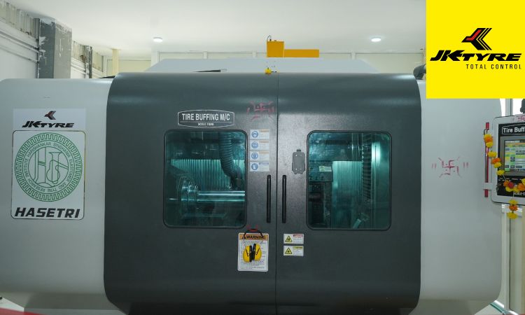 JK Tyre inaugurates India’s first tyre buffing and grinding machine for wet grip testing