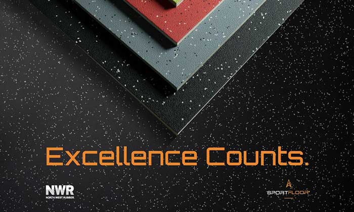 Recycled rubber flooring of North West Rubber proven to eliminate nearly 100% microbial contamination after cleaning