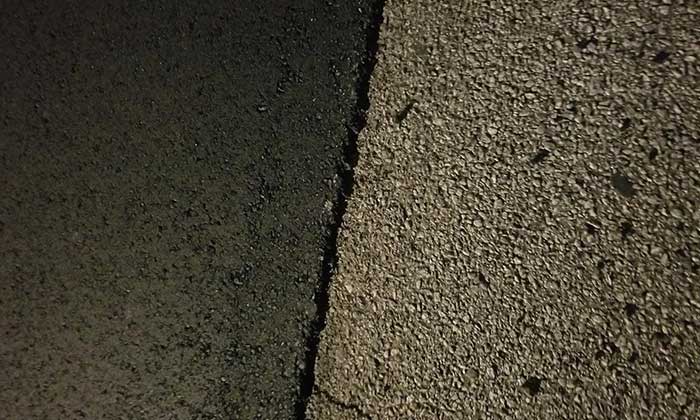 Rubberized asphalt used to resurface Lawrenceville Highway in Georgia, USA