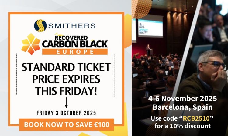 Last chance to save €100 on Recovered Carbon Black Europe 2025 tickets Plus 10% off with Weibold code