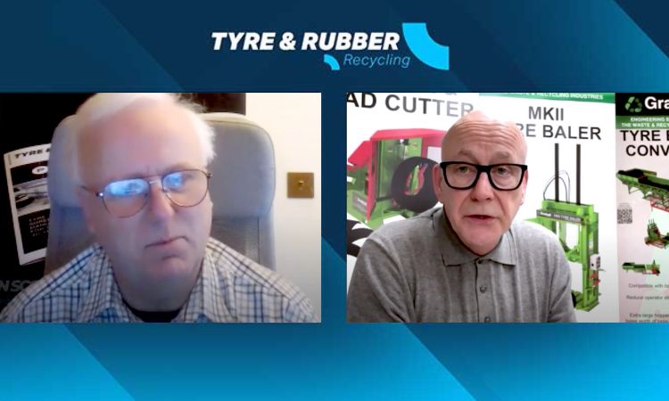 Alan Shaw from Gradeall featured in Episode 58 of Tyre Recycling Podcast