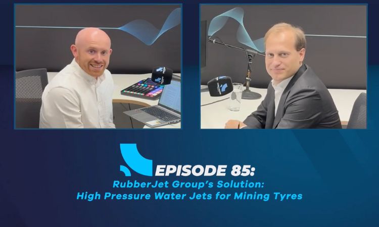 RubberJet’s water-jet tyre recycling technology discussed on Episode 85 of The Tyre Recycling Podcast