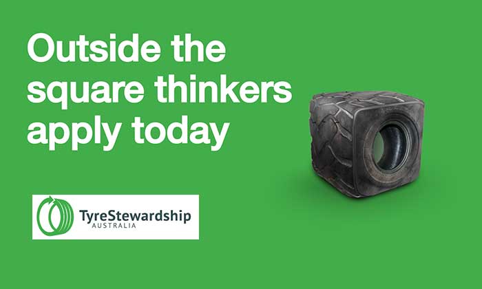 Think outside the square: Tyre Stewardship Australia funding next big idea in off-the-road tire recovery